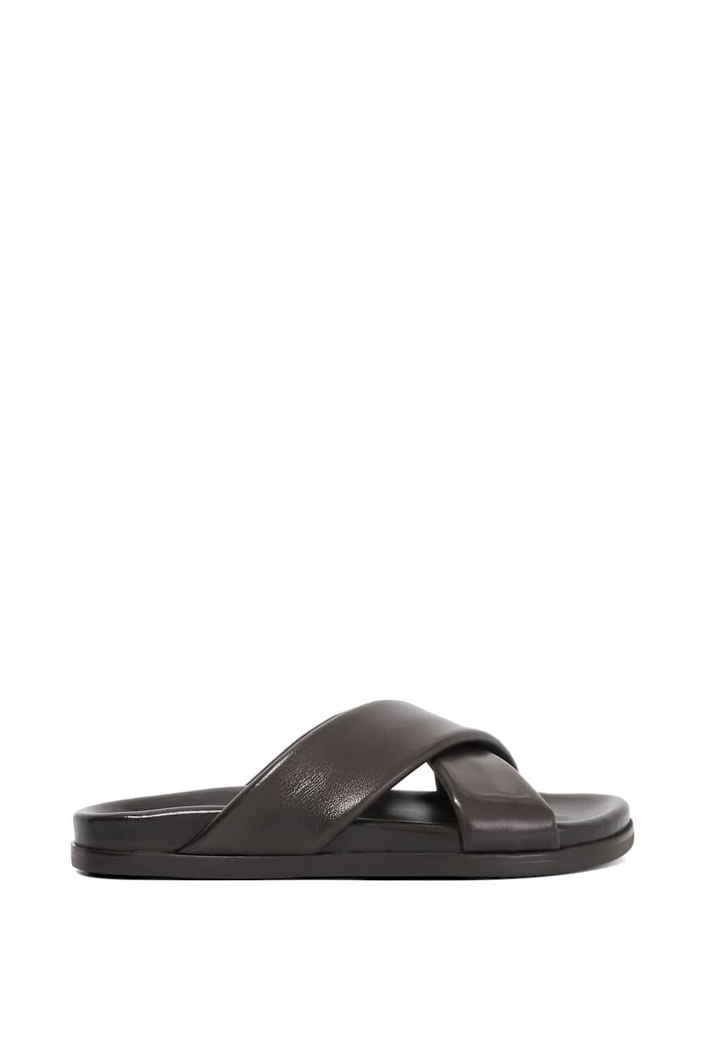 Dune London Dune London Men's 'Isaacs' Leather Sandals in Brown