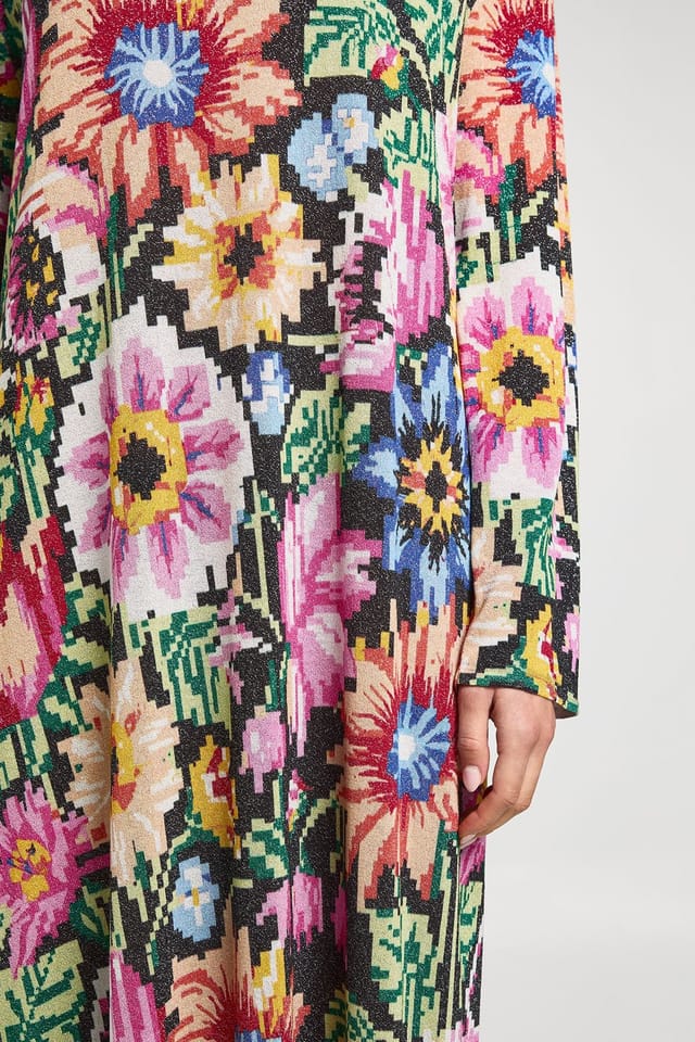 Debenhams Debenhams Women's Ashish Pixel Floral Maxi Dress - 2