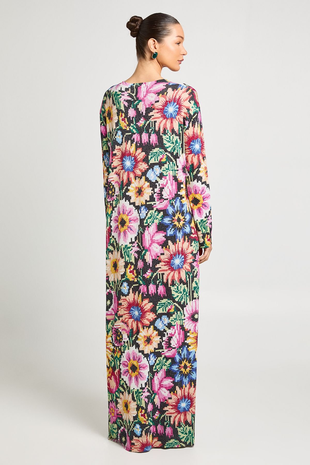 Debenhams Debenhams Women's Ashish Pixel Floral Maxi Dress - 3