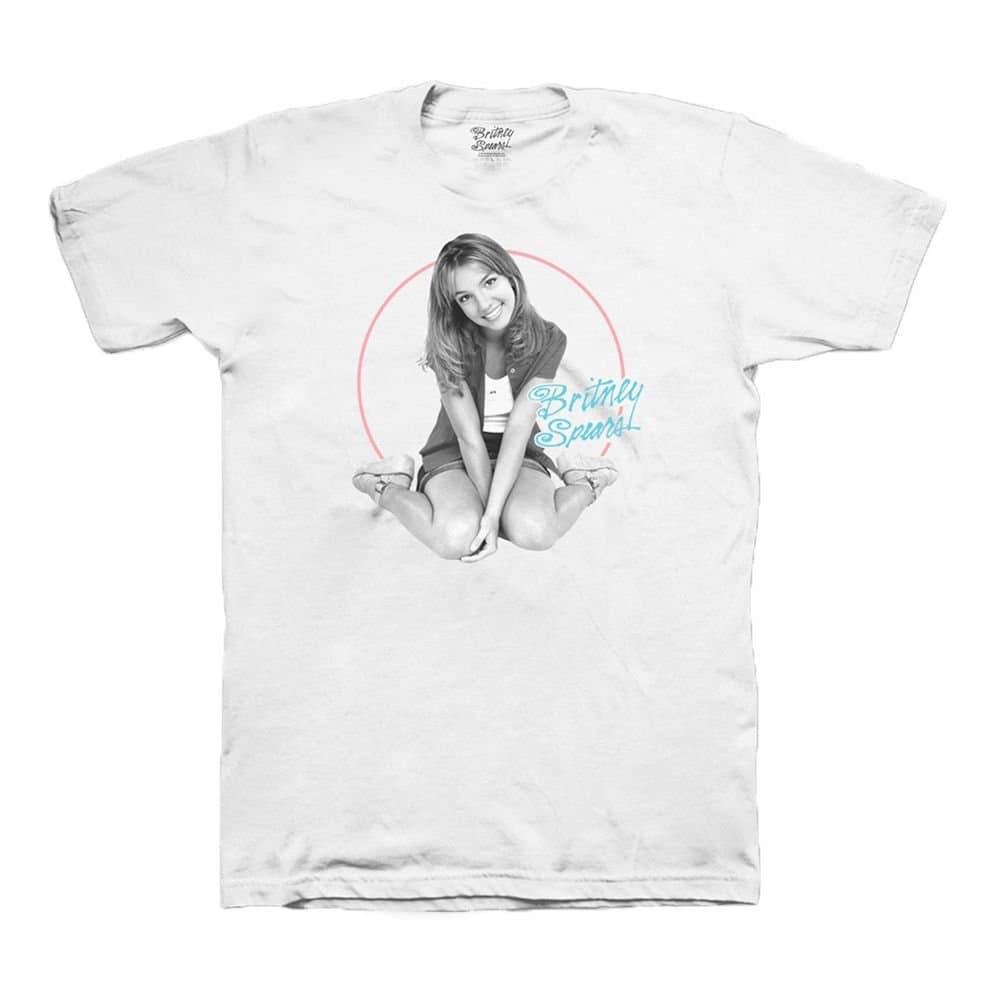 Britney Spears Britney Spears Men's Classic Circle T-Shirt in White