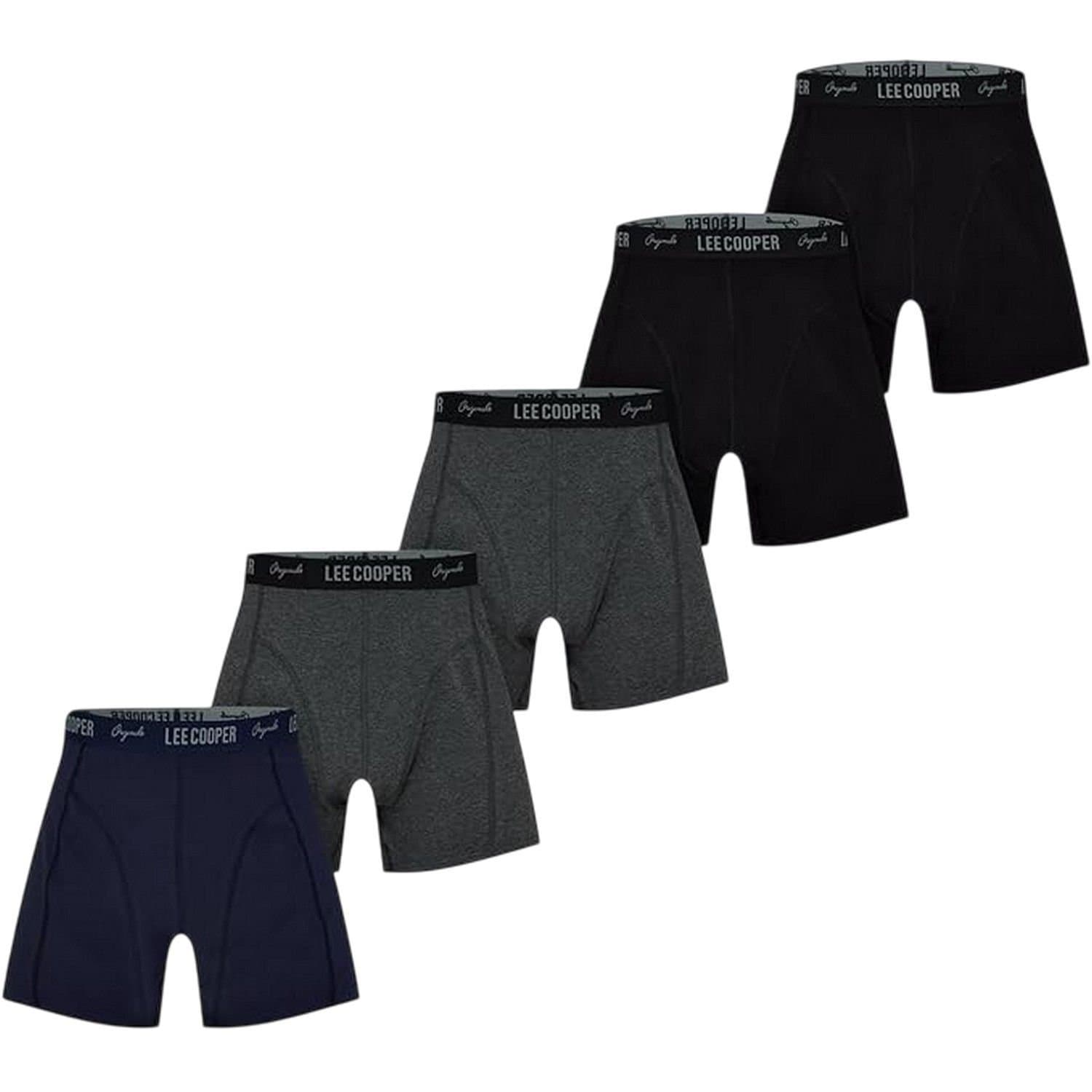 Lee Cooper Lee Cooper Men's Boxer Briefs (Pack of 5) in Black