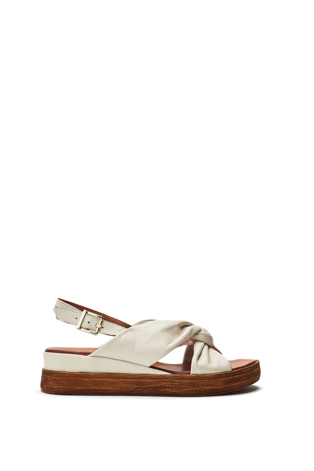 Moda In Pelle Moda In Pelle Women's 'Kalmia' Leather Flatforms in Off-White