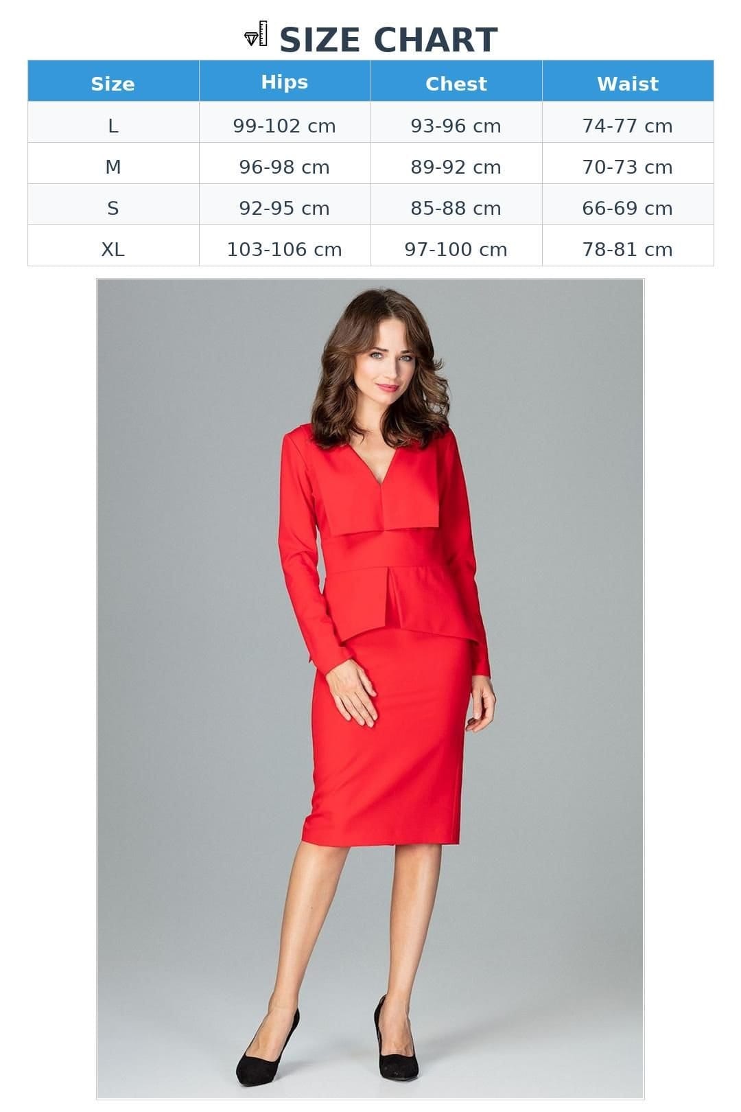 Love Lace Love Lace Women's Knee Length Long Sleeve Cocktail Dress in Red - 4