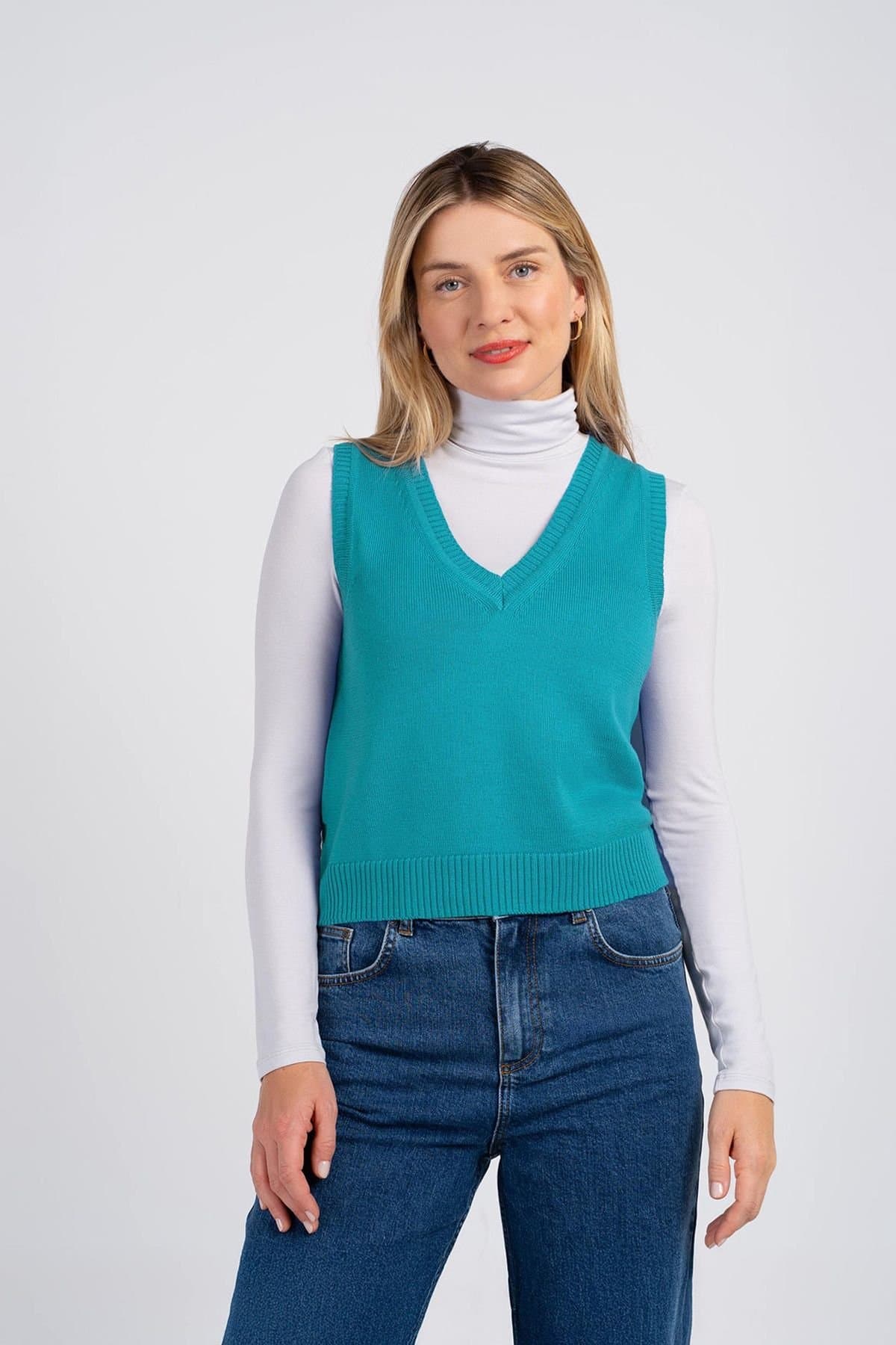 Kettlewell Kettlewell Women's Marnie Tank Top in Turquoise
