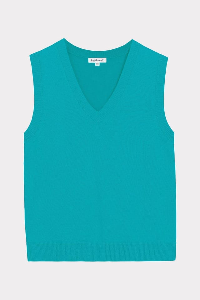 Kettlewell Kettlewell Women's Marnie Tank Top in Turquoise - 2