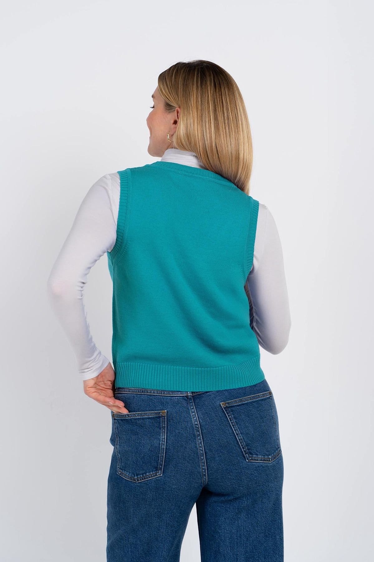 Kettlewell Kettlewell Women's Marnie Tank Top in Turquoise - 4