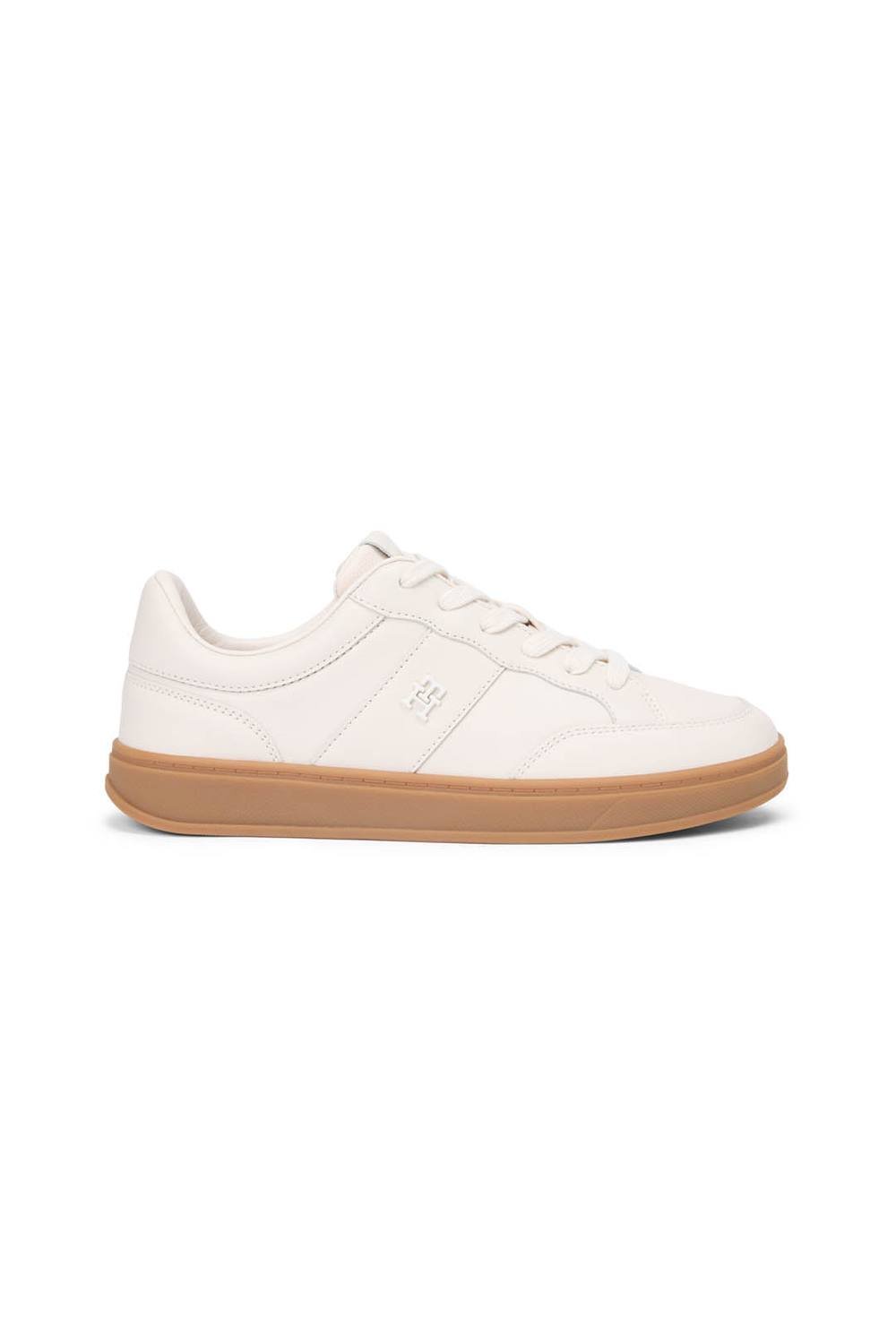 Tommy Hilfiger Tommy Hilfiger Women's TH Heritage Court Sneaker Ltr Soft Cream - 2