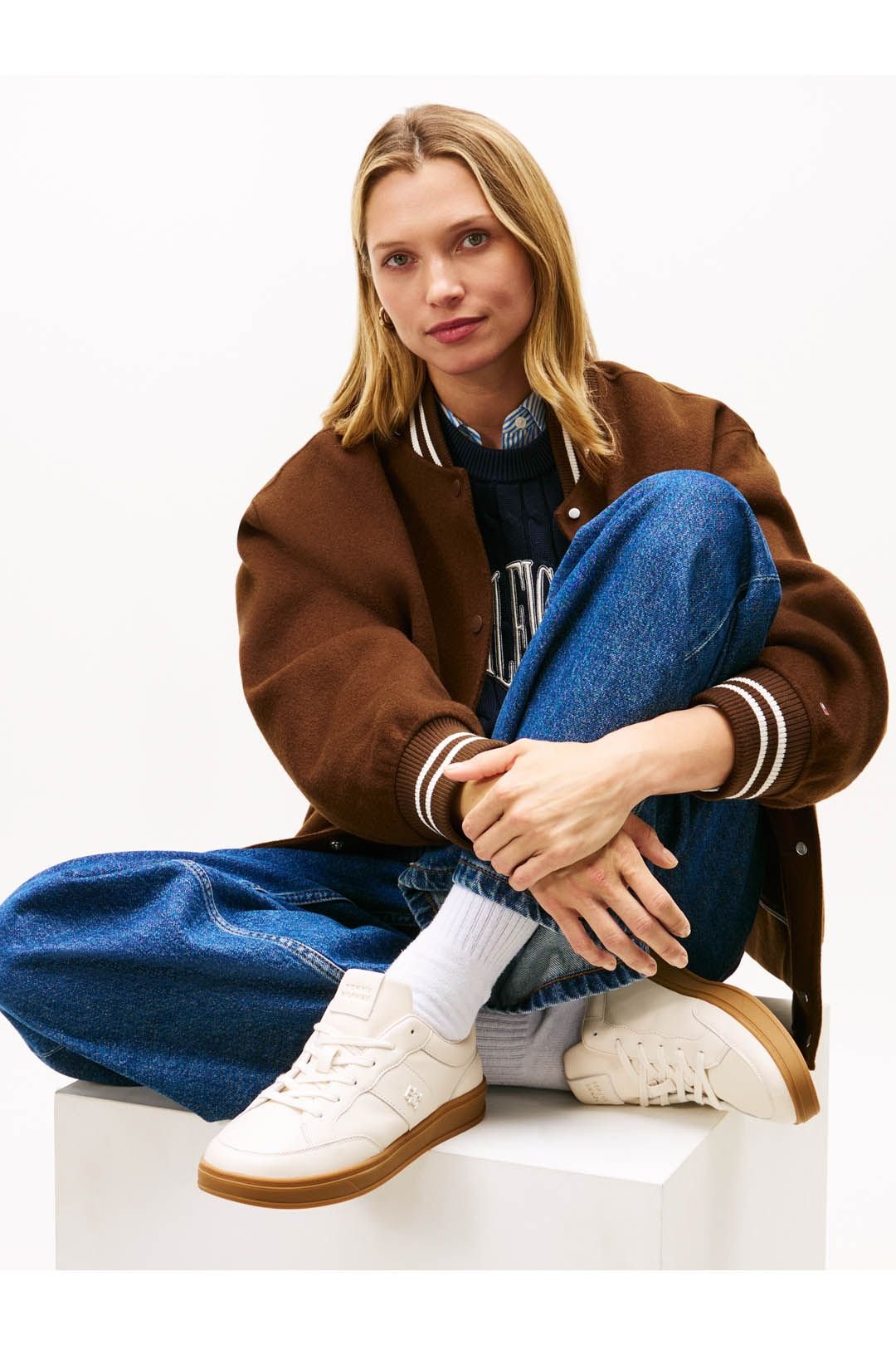 Tommy Hilfiger Tommy Hilfiger Women's TH Heritage Court Sneaker Ltr Soft Cream - 3