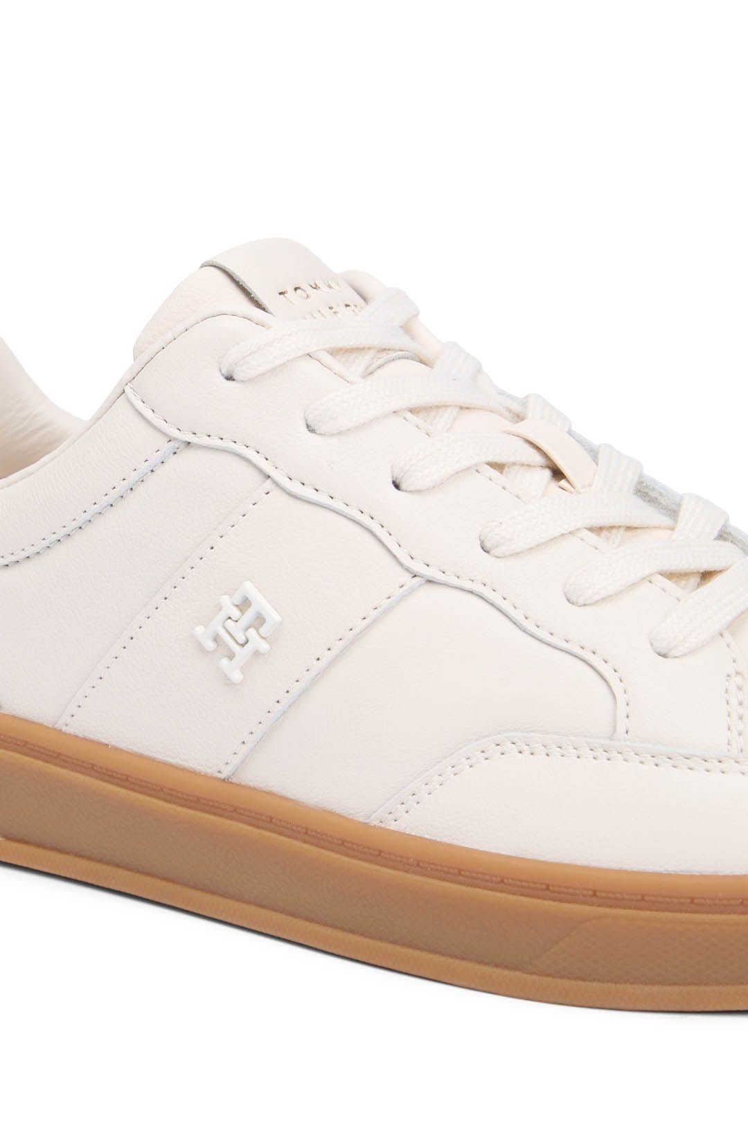Tommy Hilfiger Tommy Hilfiger Women's TH Heritage Court Sneaker Ltr Soft Cream - 4
