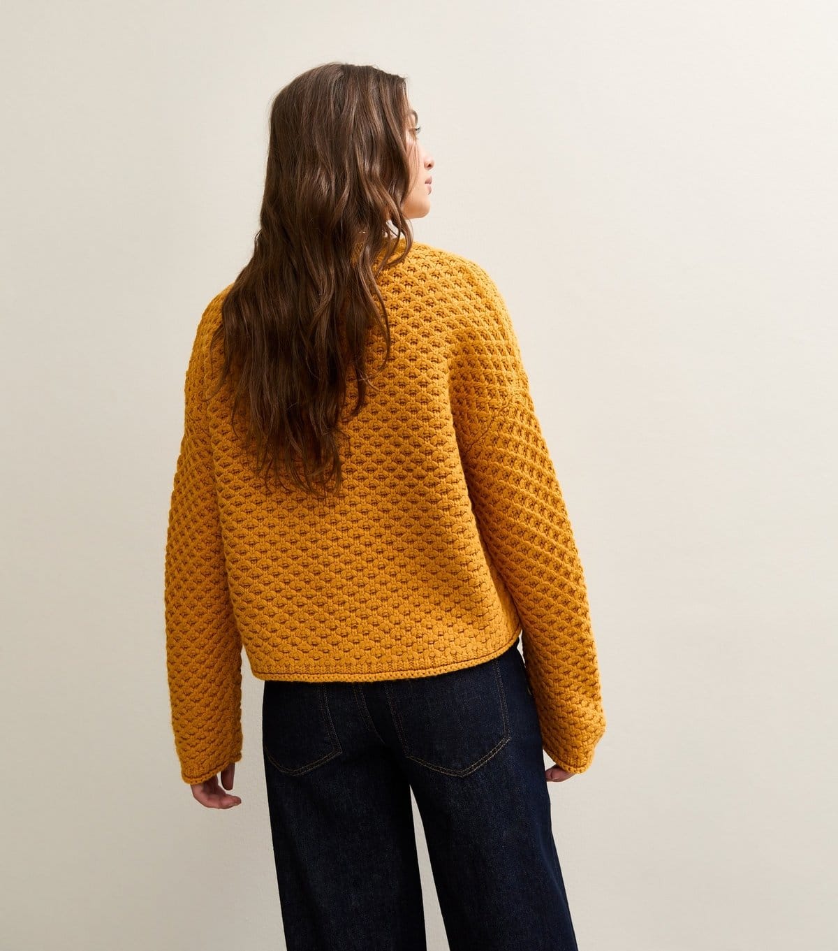 New Look Women's Dark Yellow Stitch Knit Jumper New Look - 4