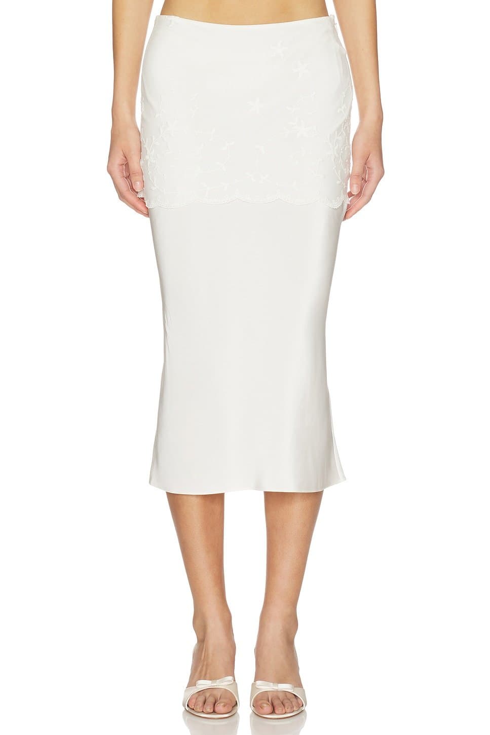 revolve Revolve Cove Skirt in Pearl