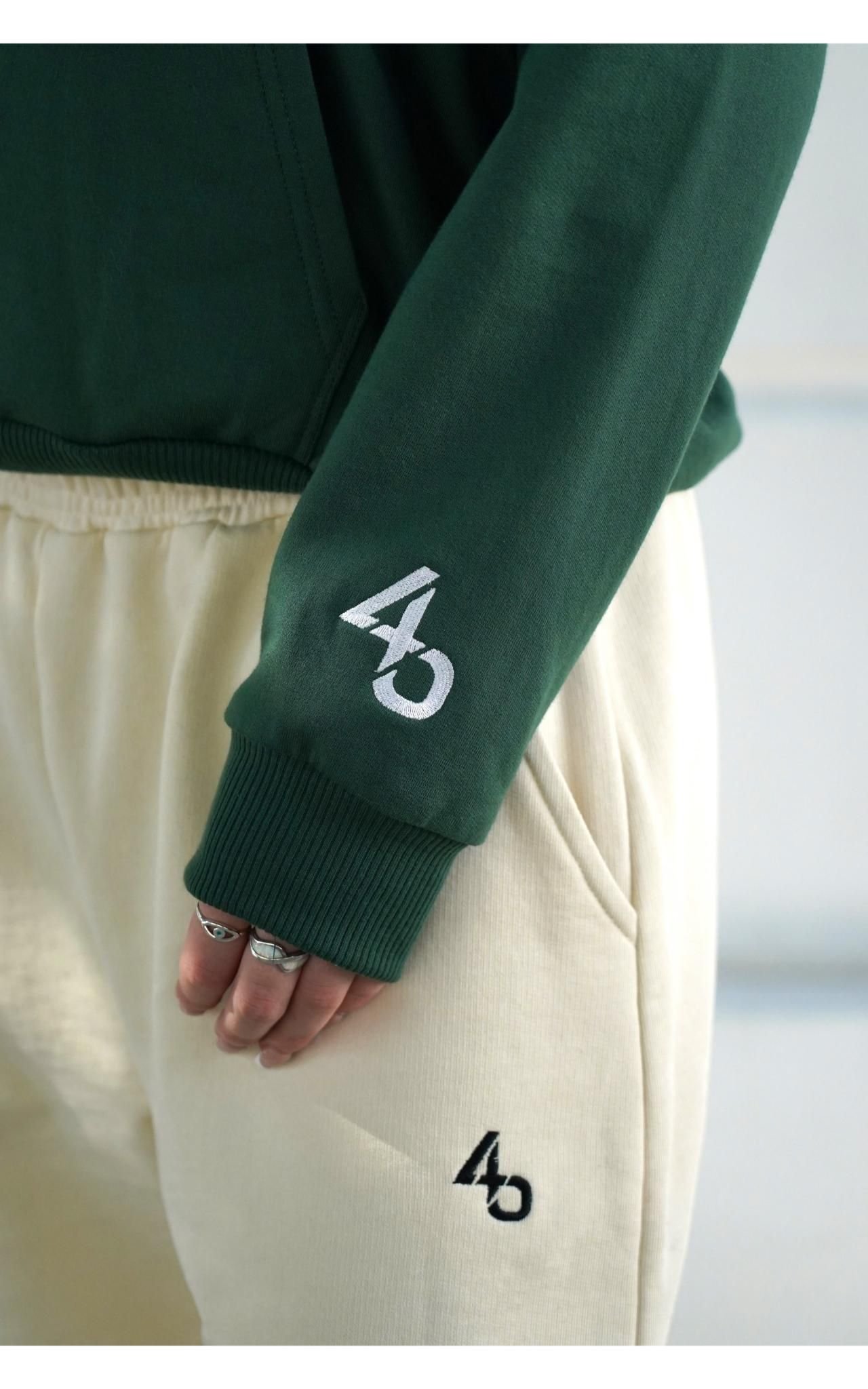 4 The Bants 4 The Bants Women's Series 2 Hoodie with Silk Lined Hood in Bottle Green - 4