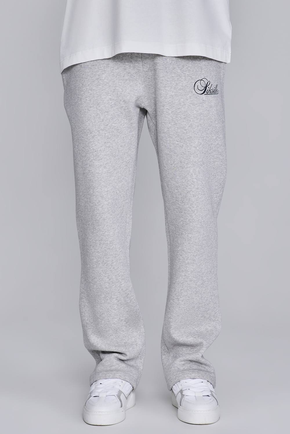 SikSilk SikSilk Men's Essentials Track Pants in Grey - 4