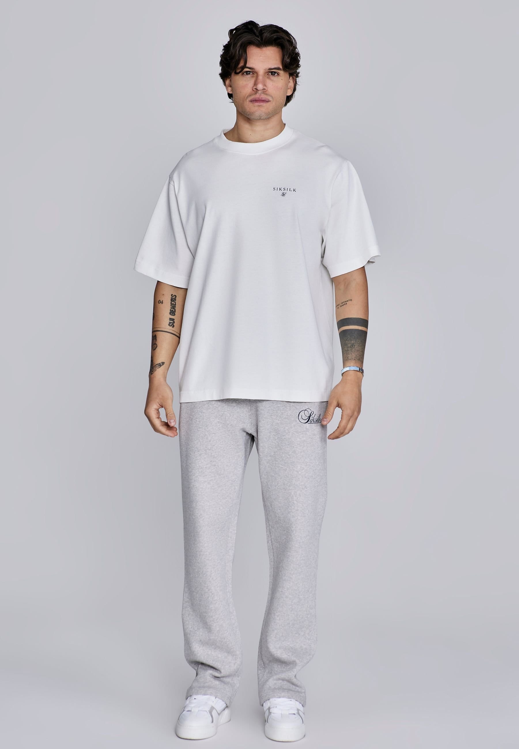 SikSilk SikSilk Men's Essentials Track Pants in Grey - 4
