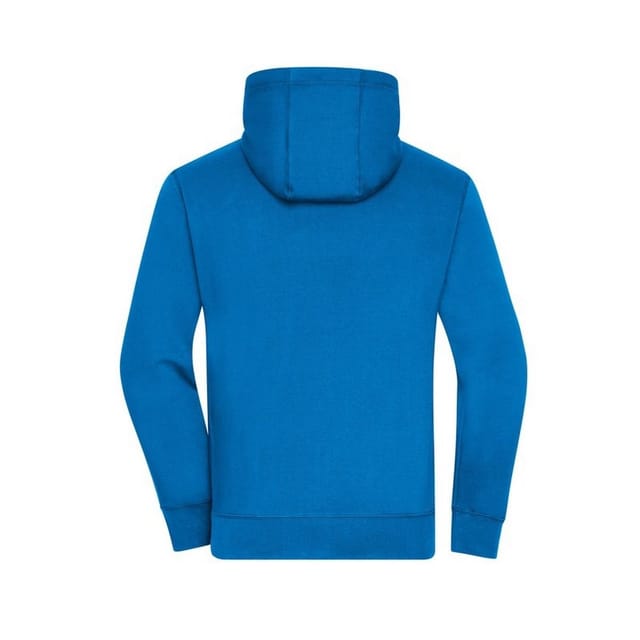 James and Nicholson James and Nicholson Men's Lifestyle Full Zip Hoodie in Blue - 2