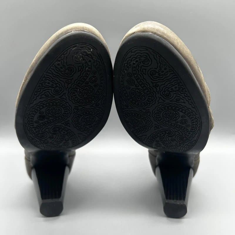 Janet D. Janet D Ankle Boots Brown Leather Zip Womens Uk 5 Eu 38