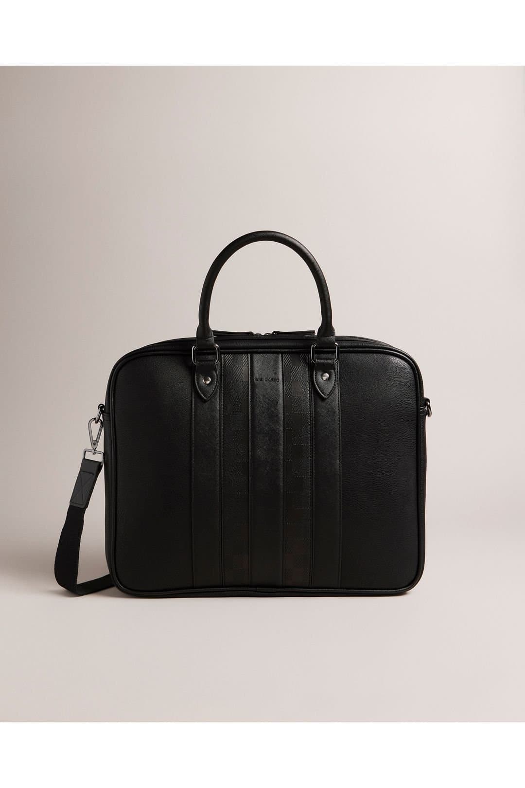 Ted Baker Ted Baker Men's Waymonhouse Check Document Bag Black