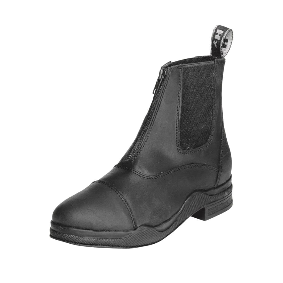 HyLAND HyLAND Women's Wax Leather Jodhpur Boot in Black