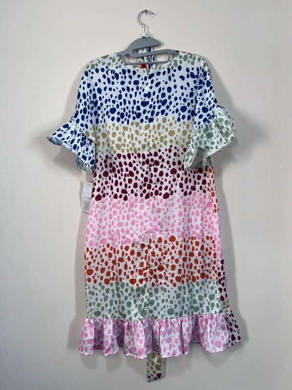 Never Fully Dressed Never Fully Dressed Multicoloured Spotty Summer Dress 10 BNWT