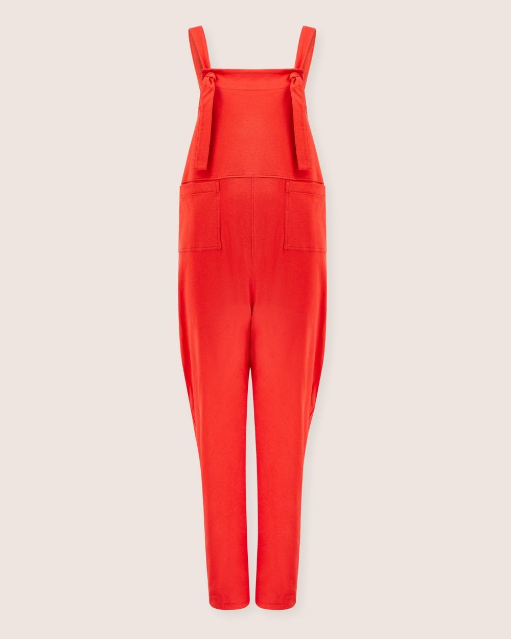 Turtledove London Turtledove London Women's Lila Fire Hydrant Red Dungarees - 2