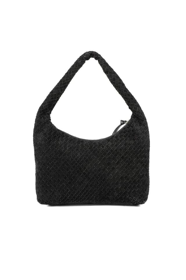 Jones Bootmaker Jones Bootmaker Women's Waverely Leather Shoulder Bag in Black - 2