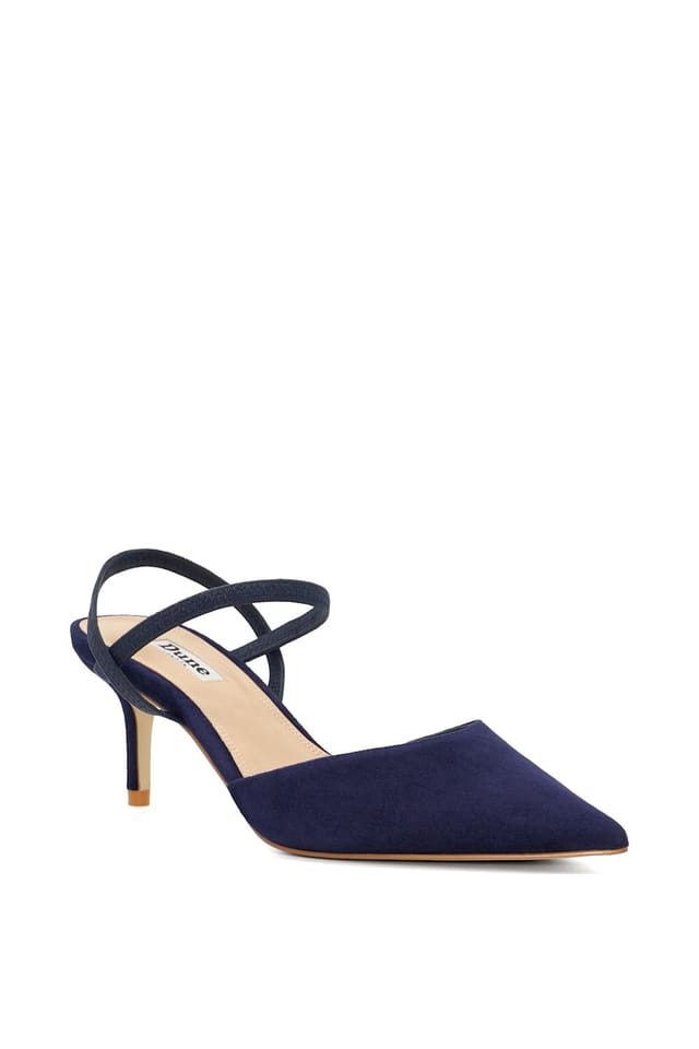 Dune London Dune London Women's 'Classical' Suede Strappy Heels in Blue - 2