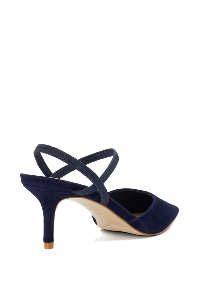 Dune London Dune London Women's 'Classical' Suede Strappy Heels in Blue - 3