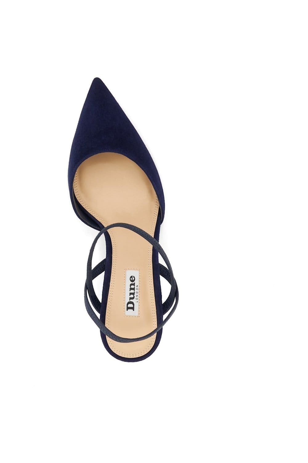 Dune London Dune London Women's 'Classical' Suede Strappy Heels in Blue - 4