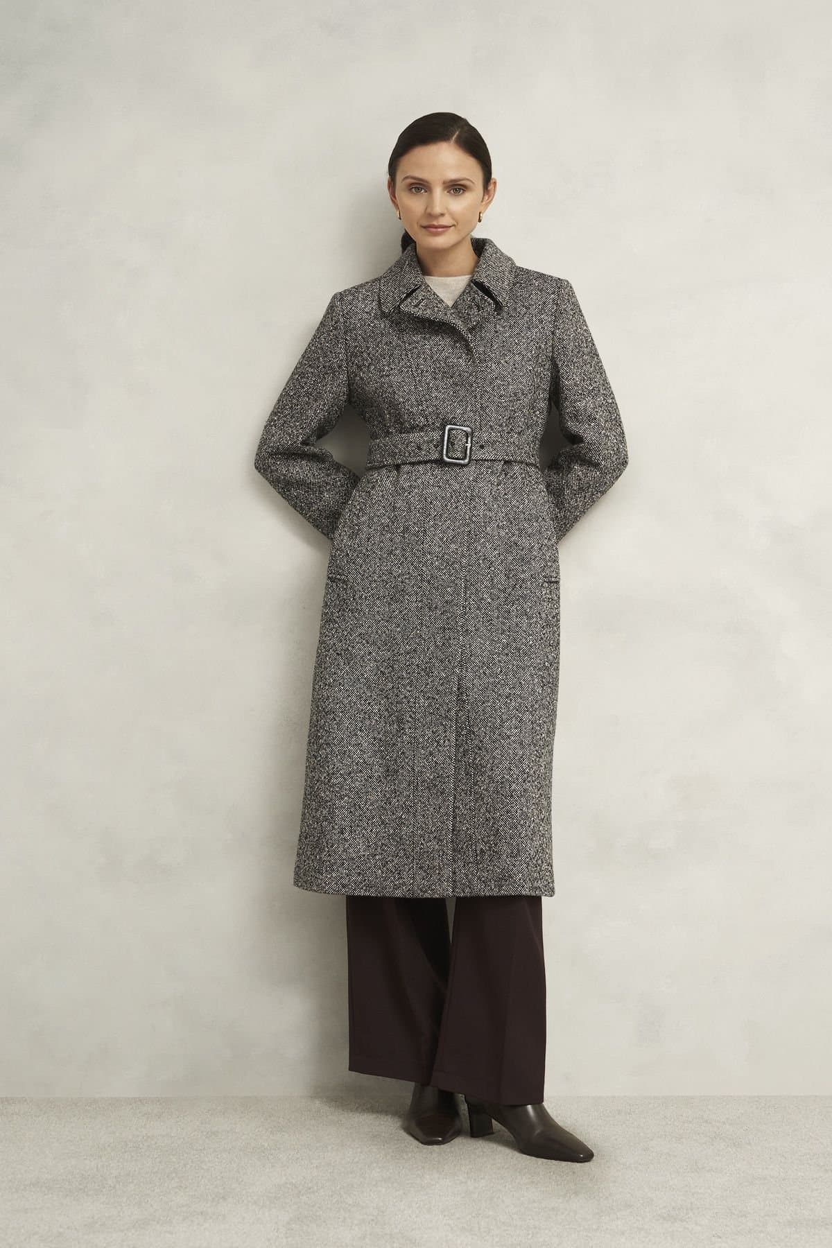 Hobbs London Hobbs London Women's Wendy Coat in Charcoal