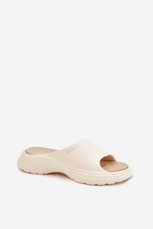 Love Lace Love Lace Women's Big Star Lightweight Foam Flip Flops for Summer Comfort in Beige - 2