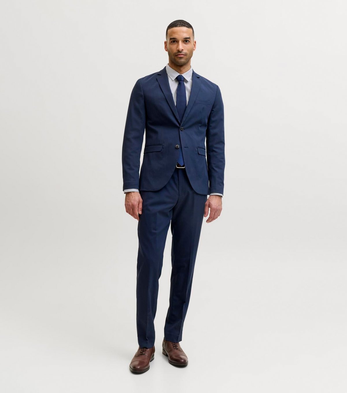 jack & jones Men's Navy Slim Fit Suit Trousers Jack & Jones New Look - 2