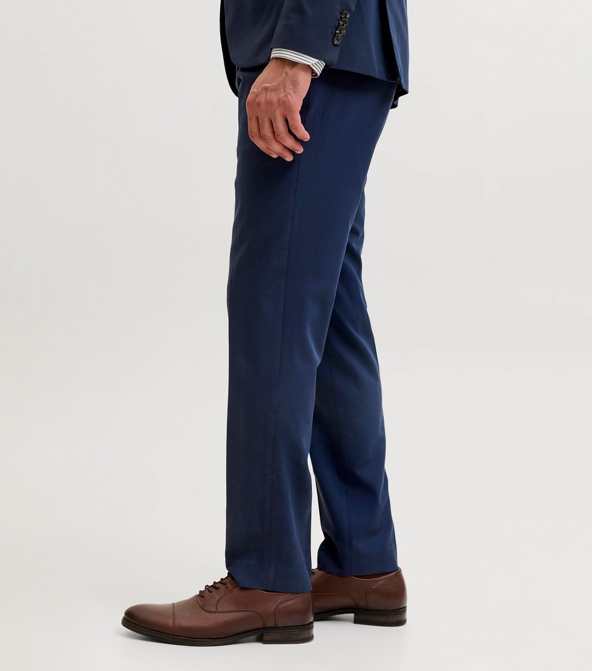 jack & jones Men's Navy Slim Fit Suit Trousers Jack & Jones New Look - 4