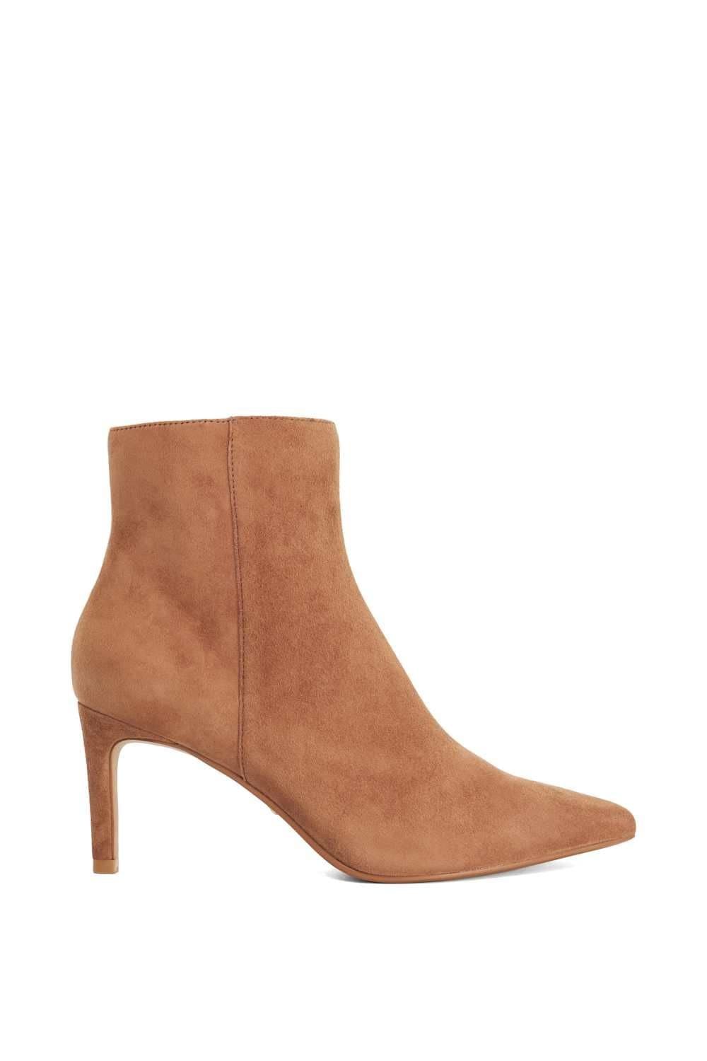 Dune London Dune London Women's 'Obsessively' Suede Ankle Boots in Brown