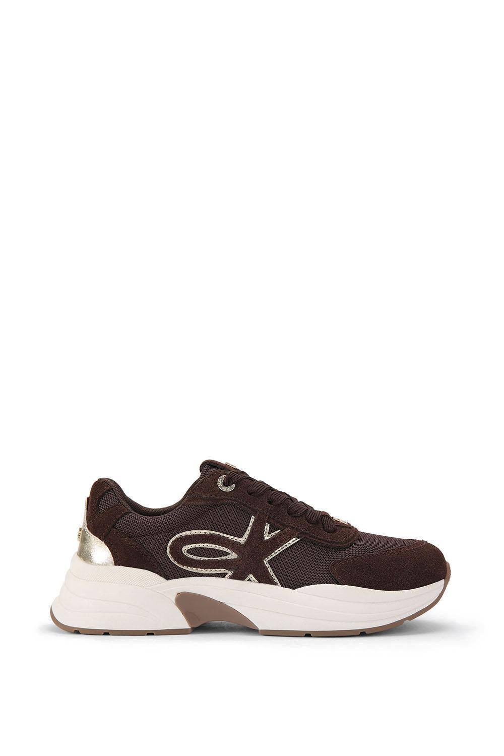 KG Kurt Geiger KG Kurt Geiger Women's 'Lois' Suedette Trainers in Brown - 2