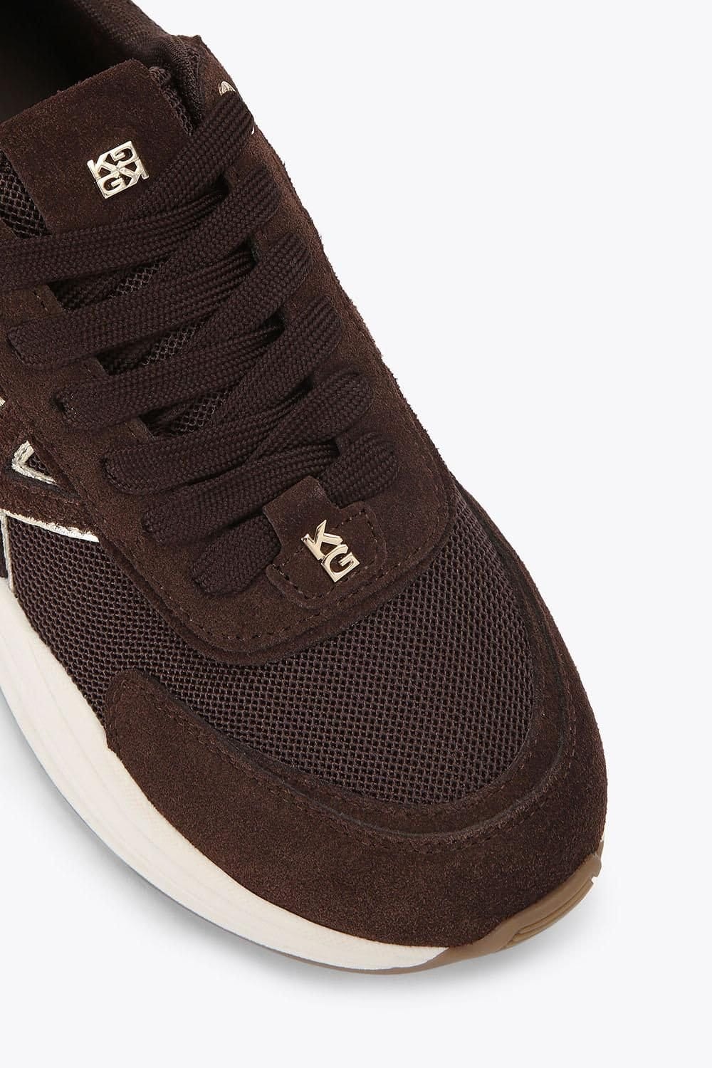 KG Kurt Geiger KG Kurt Geiger Women's 'Lois' Suedette Trainers in Brown - 4