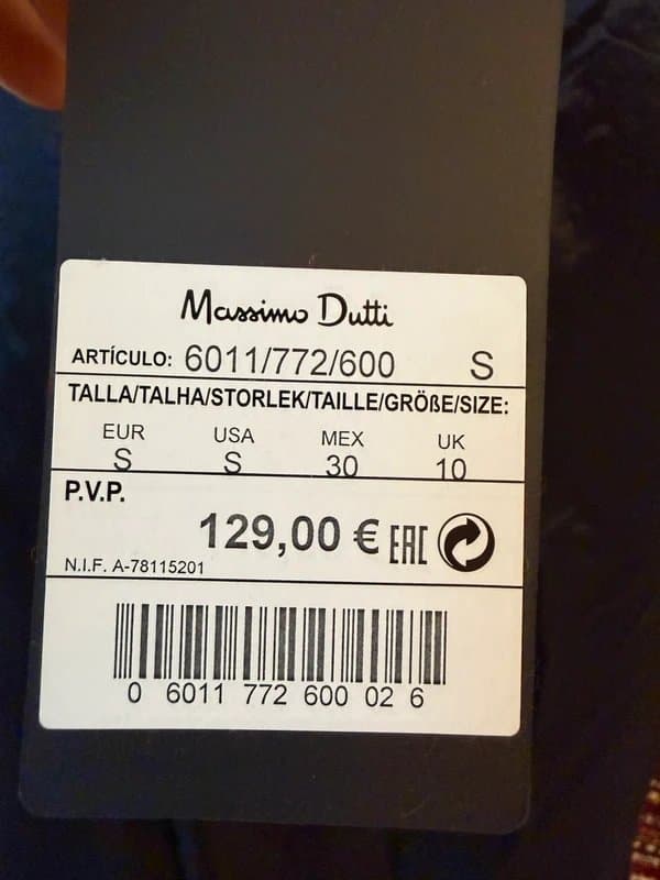 Massimo Dutti Massimo Dutti size S tweed coat