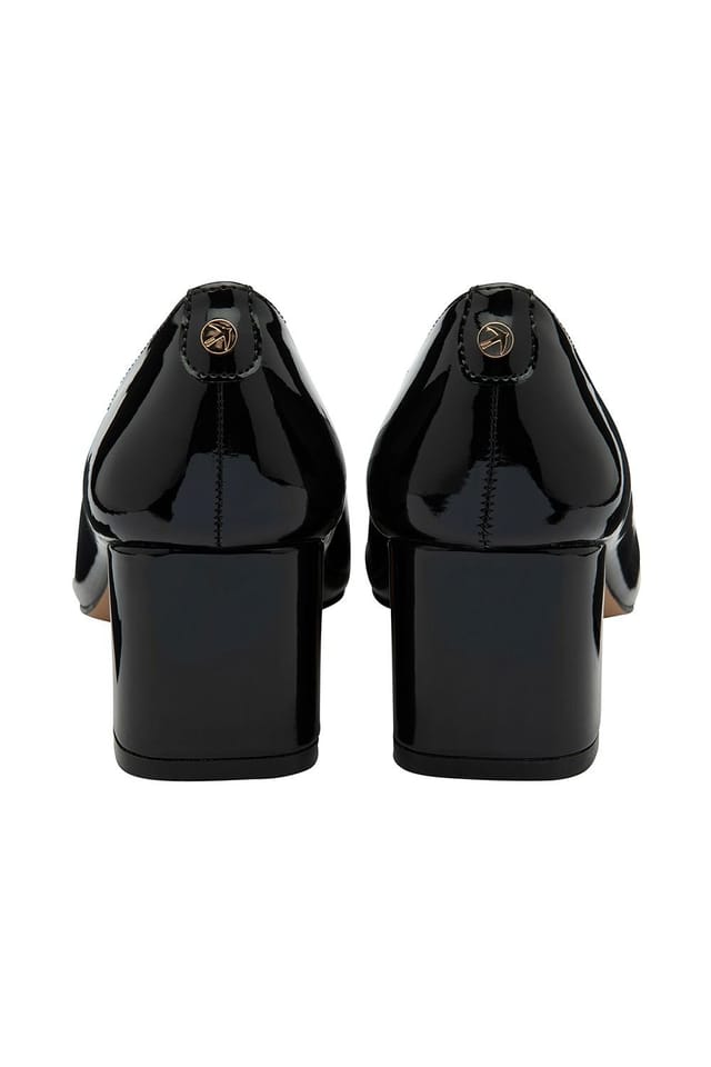 Lotus Lotus Women's 'Aubrey' Block-Heel Court Shoes in Black - 3