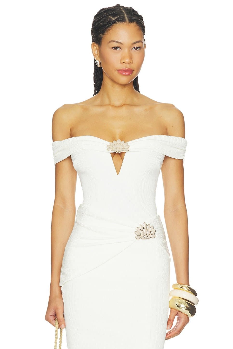 revolve Cora Knit Off Shoulder Bodysuit