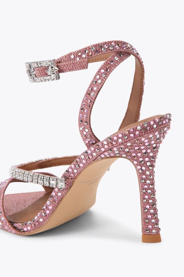 Kurt Geiger London Kurt Geiger London Women's 'Crystal Strap Sandal 90' Heels in Pink - 3