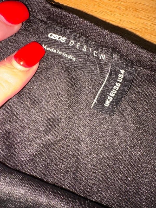ASOS Design ASOS design sequin mini skirt in black
