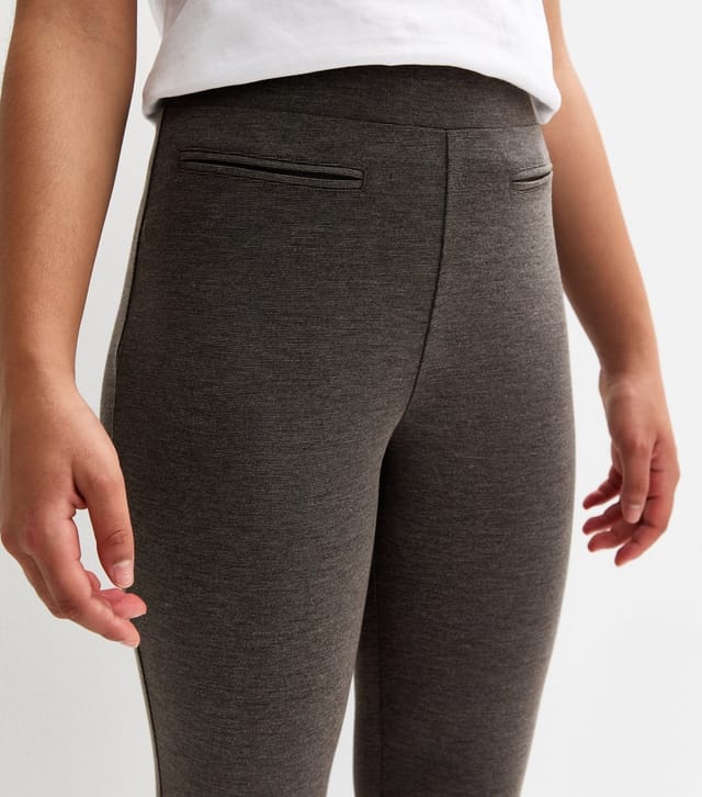 New Look Girls' Grey Pull On School Trousers New Look - 2