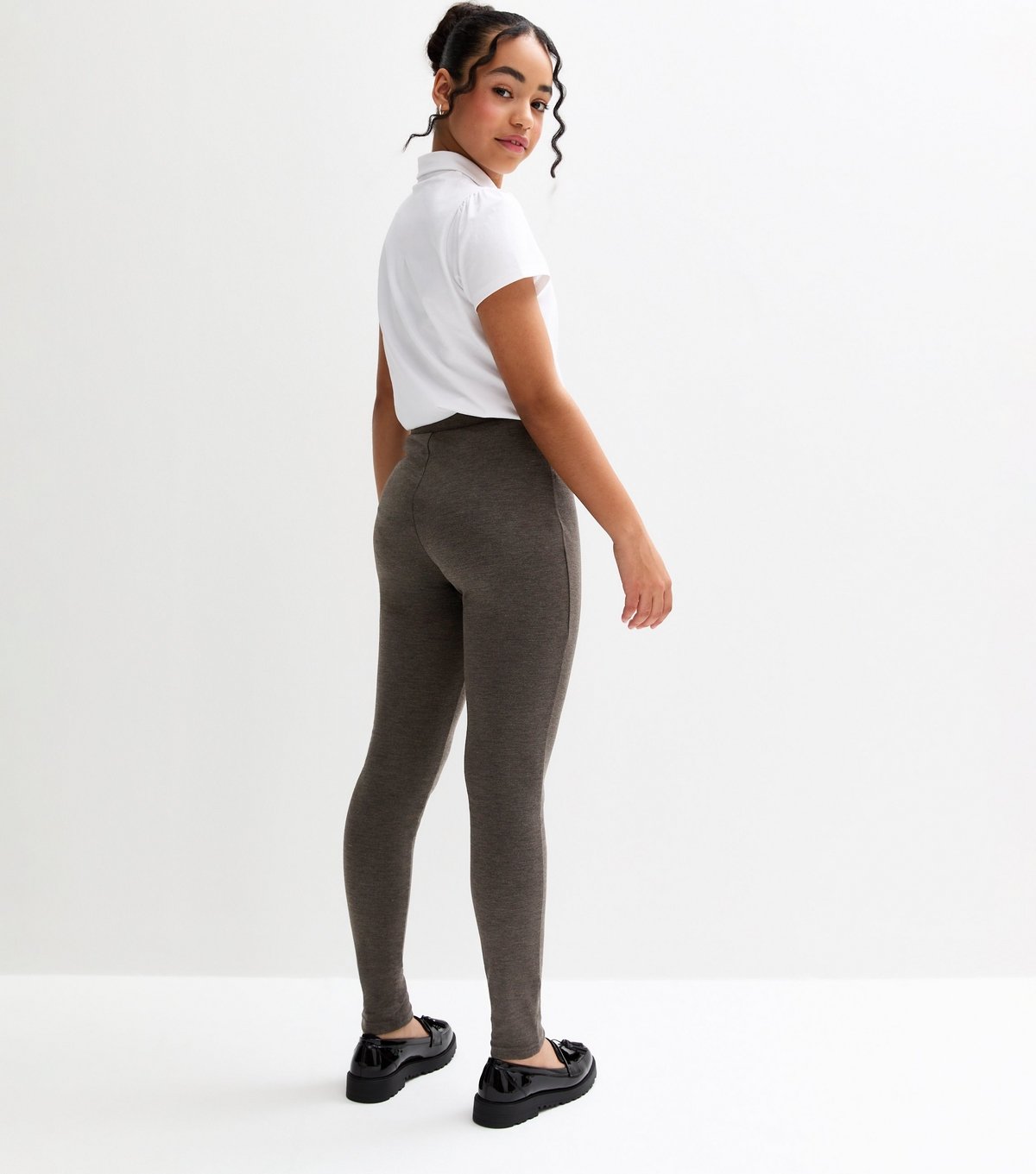 New Look Girls' Grey Pull On School Trousers New Look - 4