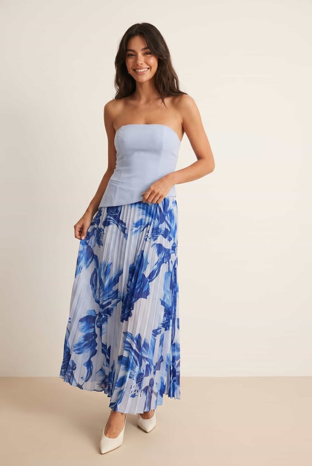Style Cheat Style Cheat Women's Madelaine Bandeau Dress in Blue - 3