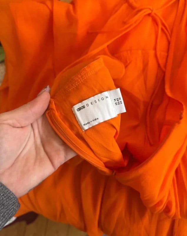 ASOS Orange Jumpsuit Size 14