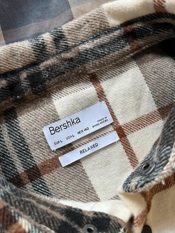 Bershka Bershka flannel button top