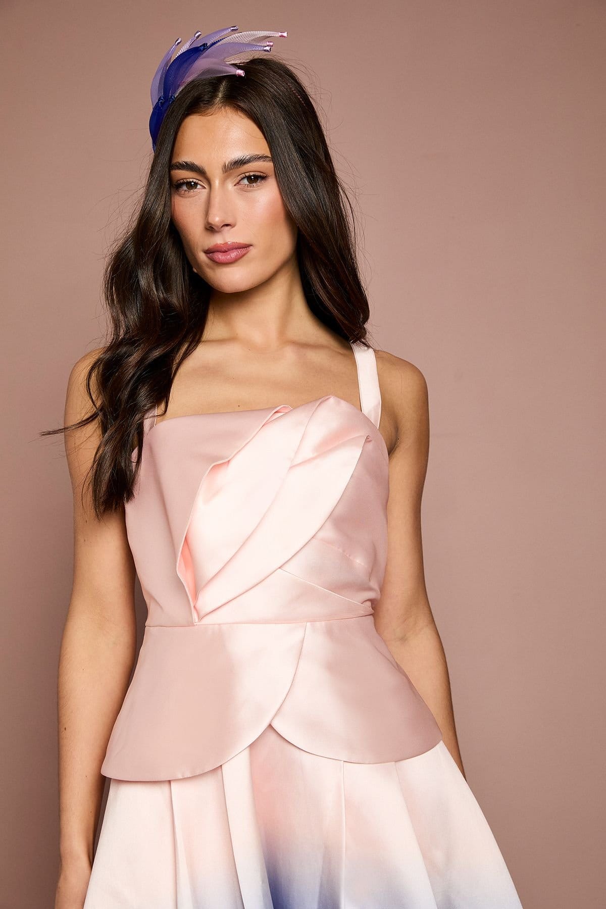 Coast Coast Women's Lisa Tan 3D Floral Ombre Printed Midi Dress in Pink - 4