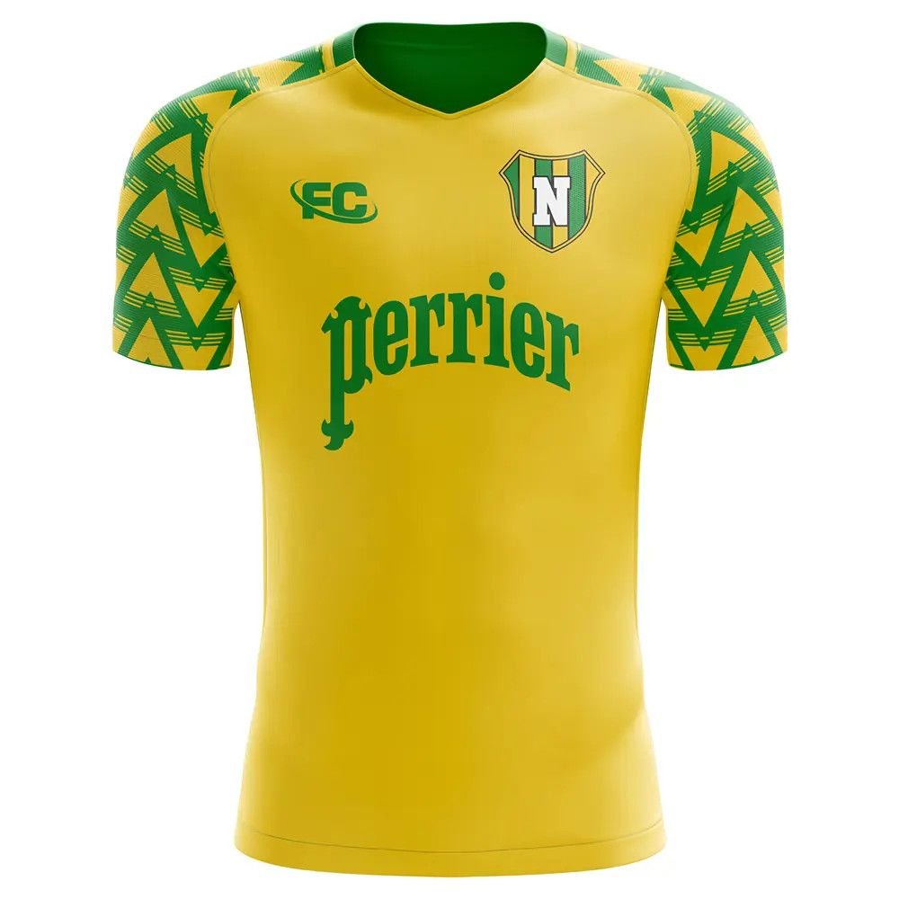 Nantes Nantes Women's Fans Culture Home Concept Shirt 2018‑2019 in Yellow - 2