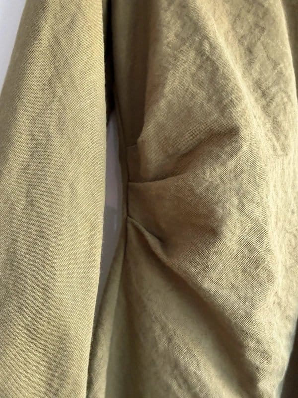New Look Khaki Ruched Shirt