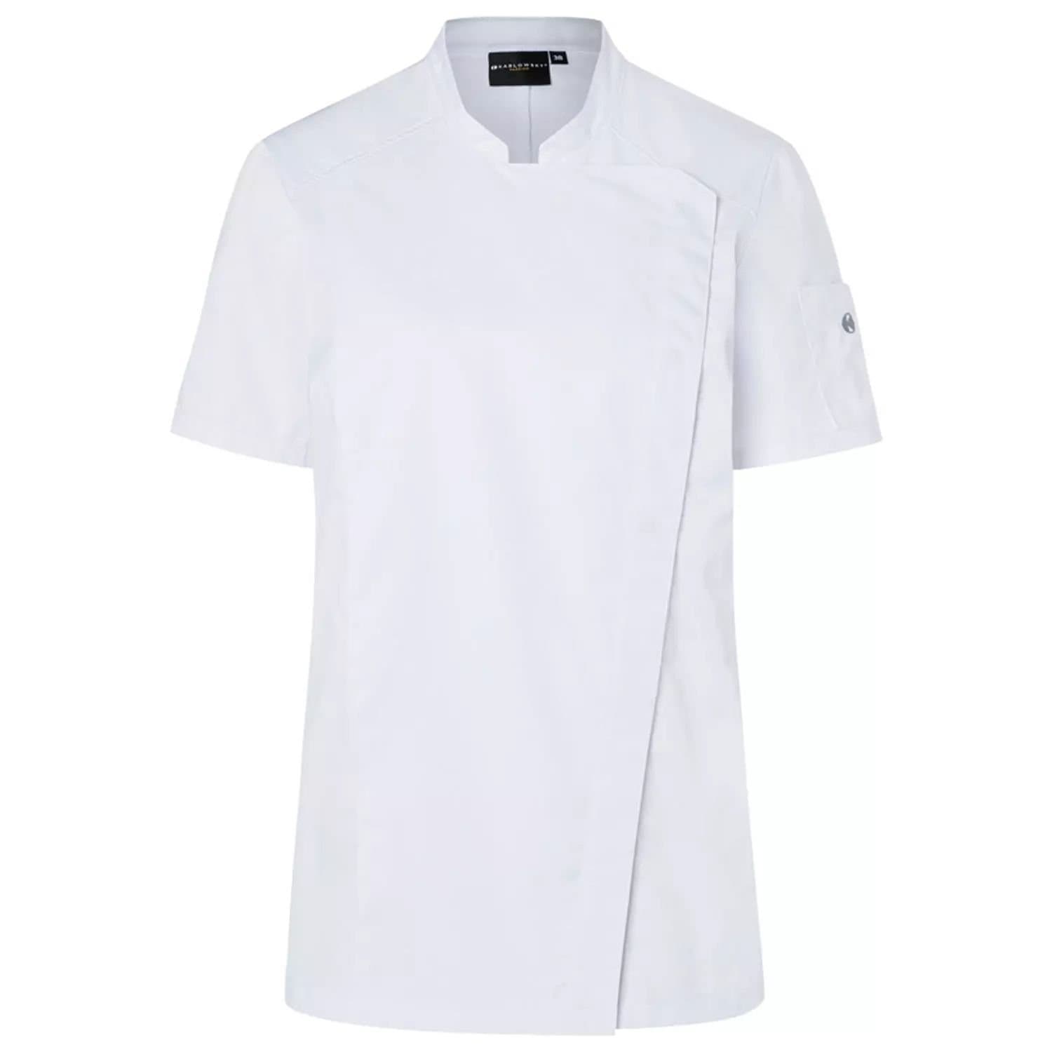 Karlowsky Karlowsky Men's Modern-Look Short-Sleeved Chef Jacket in White