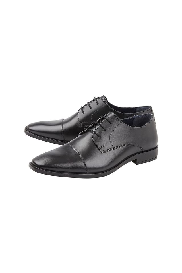 Lotus Lotus Men's 'Euston' Leather Derby Shoes in Black - 2
